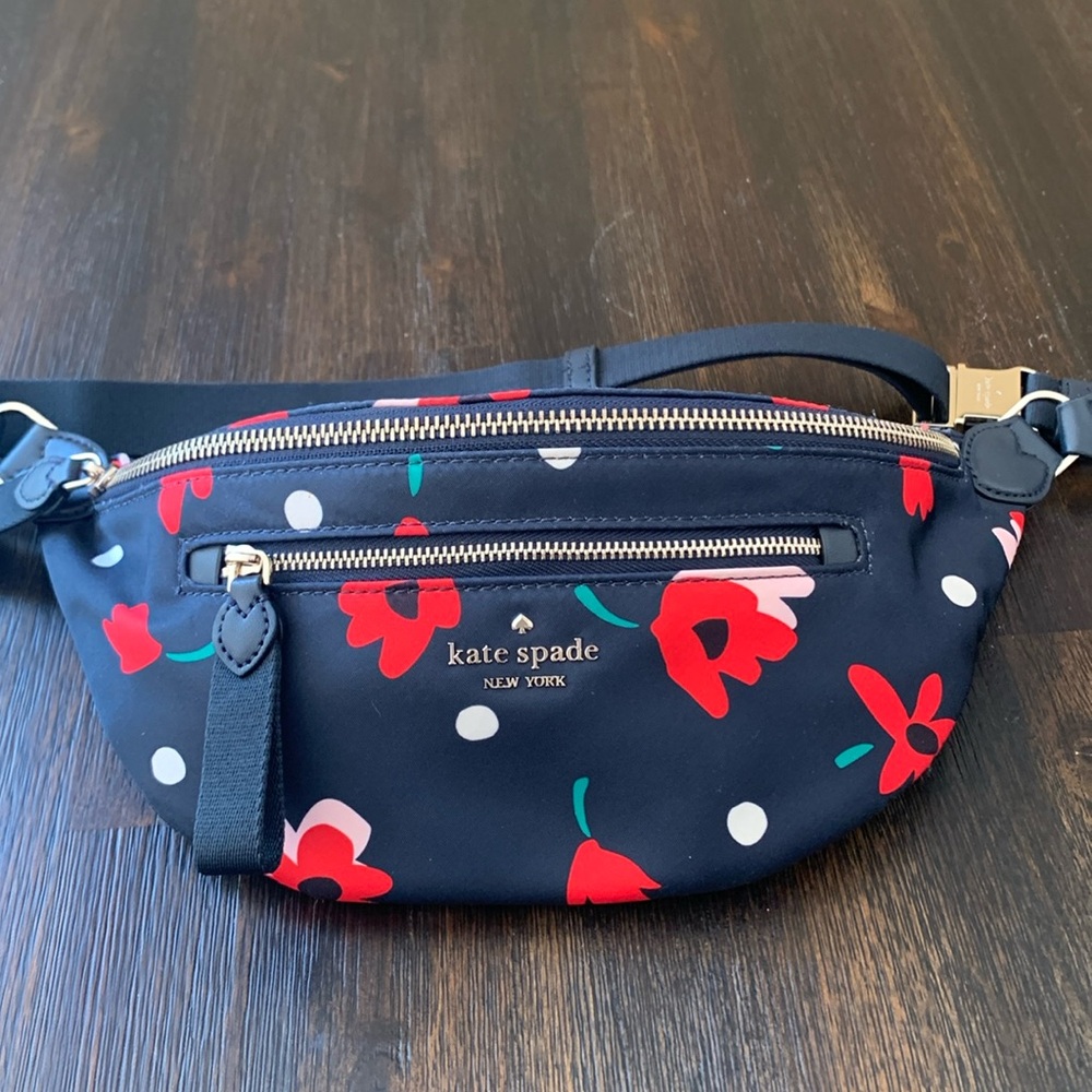 Kate Spade Whimsy Floral Chelsea Nylon Belt Bag